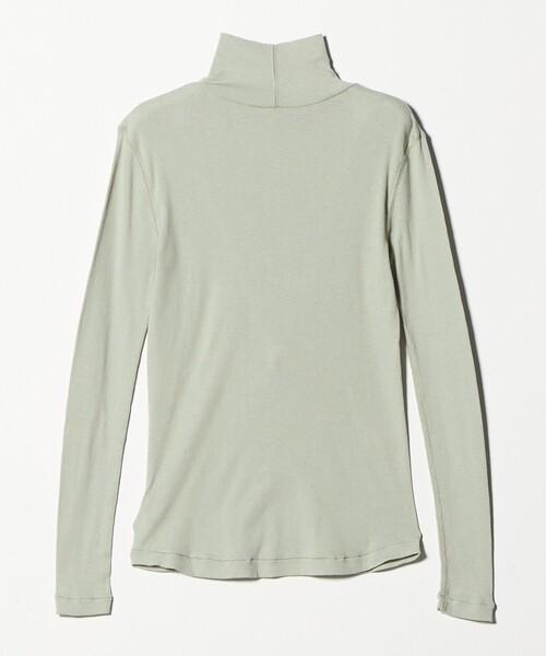 Steven Alan（スティーブンアラン）の「＜Steven Alan＞コットン シルク リブ タートルネック プルオーバー（Tシャツ/カットソー・レディース・パープル/ネイビー/ベージュ/オフホワイト/ライトブルー/ライム・FREE）」の7枚目の写真