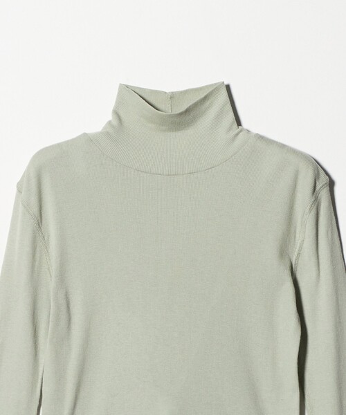 Steven Alan（スティーブンアラン）の「＜Steven Alan＞コットン シルク リブ タートルネック プルオーバー（Tシャツ/カットソー・レディース・パープル/ネイビー/ベージュ/オフホワイト/ライトブルー/ライム・FREE）」の8枚目の写真