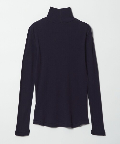 Steven Alan（スティーブンアラン）の「＜Steven Alan＞コットン シルク リブ タートルネック プルオーバー（Tシャツ/カットソー・レディース・パープル/ネイビー/ベージュ/オフホワイト/ライトブルー/ライム・FREE）」の15枚目の写真