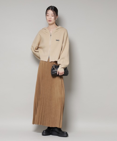 PENNEYS（ぺニーズ）の「PENNEYS別注TheFOXニットフーディー（ニット/セーター・レディース・ブルー/ブラック/ベージュ・FREE）」の7枚目の写真