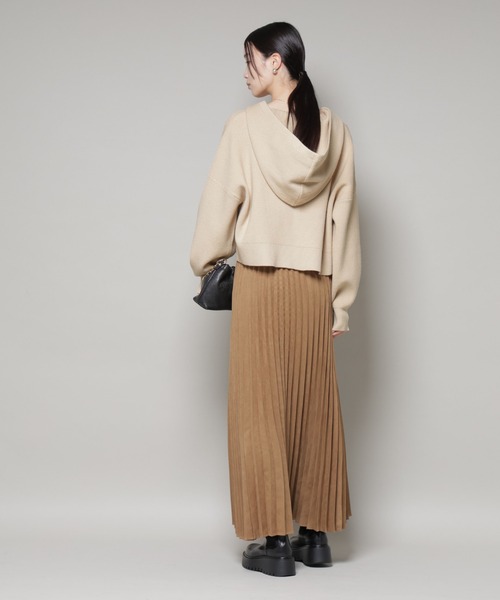 PENNEYS（ぺニーズ）の「PENNEYS別注TheFOXニットフーディー（ニット/セーター・レディース・ブルー/ブラック/ベージュ・FREE）」の9枚目の写真