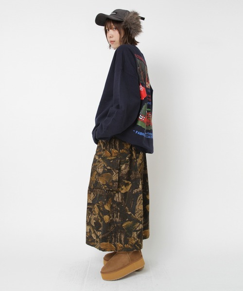 RNA（アールエヌエー）の「G1101 カモフラージュカーゴロングスカート（スカート・レディース・リアルツリーカモ/ウッドランド・MEDIUM）」の17枚目の写真