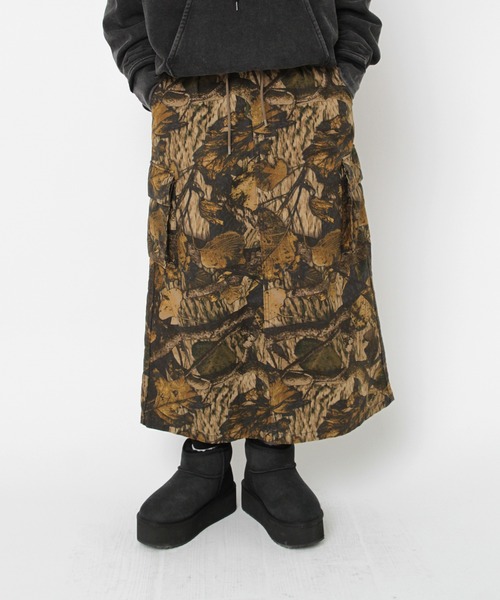 RNA（アールエヌエー）の「G1101 カモフラージュカーゴロングスカート（スカート・レディース・リアルツリーカモ/ウッドランド・MEDIUM）」の3枚目の写真