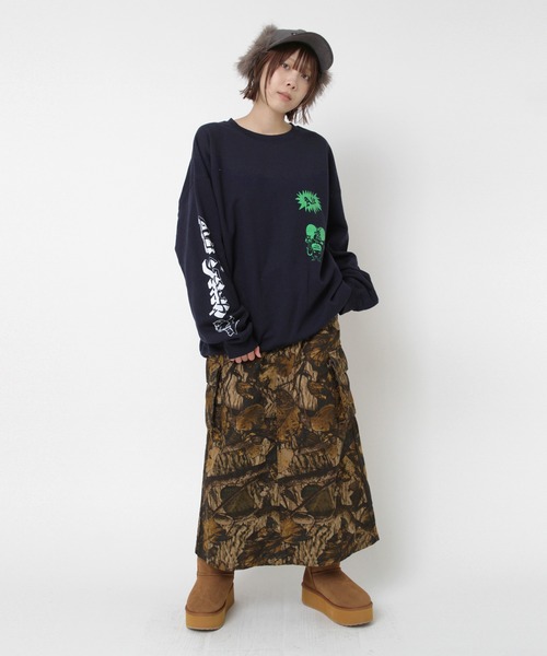 RNA（アールエヌエー）の「G1101 カモフラージュカーゴロングスカート（スカート・レディース・リアルツリーカモ/ウッドランド・MEDIUM）」の16枚目の写真