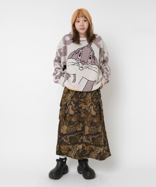 RNA（アールエヌエー）の「G1101 カモフラージュカーゴロングスカート（スカート・レディース・リアルツリーカモ/ウッドランド・MEDIUM）」の11枚目の写真