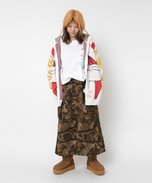 RNA（アールエヌエー）の「G1101 カモフラージュカーゴロングスカート（スカート・レディース・リアルツリーカモ/ウッドランド・MEDIUM）」の12枚目の写真