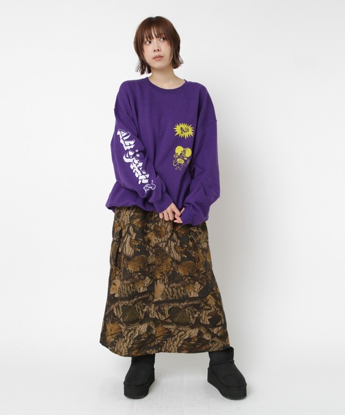 RNA（アールエヌエー）の「G1101 カモフラージュカーゴロングスカート（スカート・レディース・リアルツリーカモ/ウッドランド・MEDIUM）」の13枚目の写真