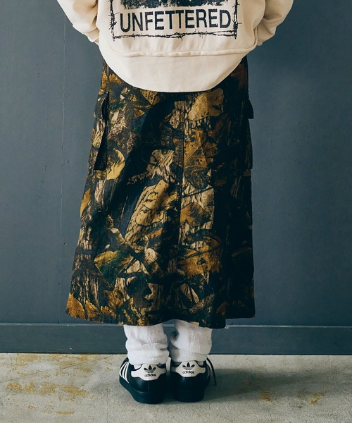 RNA（アールエヌエー）の「G1101 カモフラージュカーゴロングスカート（スカート・レディース・リアルツリーカモ/ウッドランド・MEDIUM）」の21枚目の写真