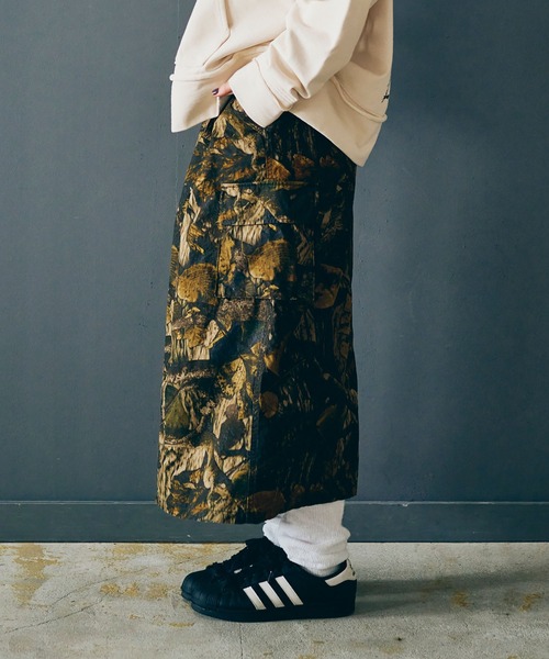 RNA（アールエヌエー）の「G1101 カモフラージュカーゴロングスカート（スカート・レディース・リアルツリーカモ/ウッドランド・MEDIUM）」の20枚目の写真