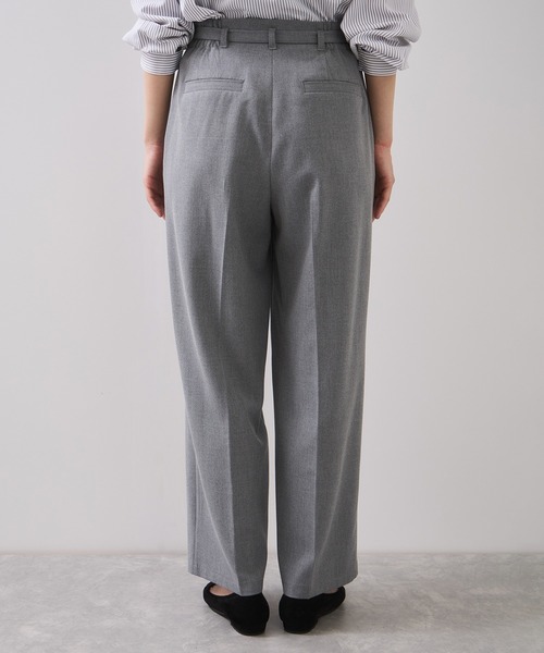 VIS（ビス）の「Hot Beautyベルテッドスリムストレートパンツ/イージーケア（その他パンツ・レディース・ブラック/グレー/キャメル・SS/S/M/L）」の21枚目の写真