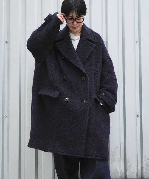 モヘヤシープ P-コート（ピーコート）｜JOURNAL STANDARD LUXE