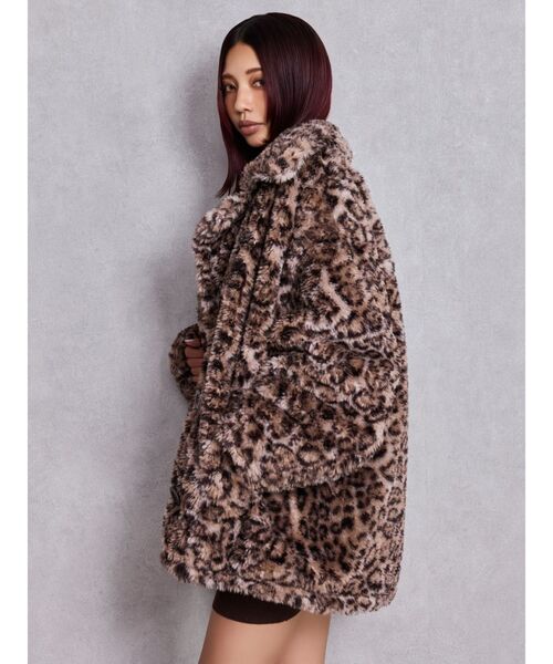 GYDA（ジェイダ）の「コクーンエコファーブルゾン（ブルゾン・レディース・その他1/ブラック/その他・FREE）」の21枚目の写真