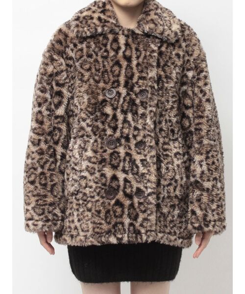 GYDA（ジェイダ）の「コクーンエコファーブルゾン（ブルゾン・レディース・その他1/ブラック/その他・FREE）」の4枚目の写真