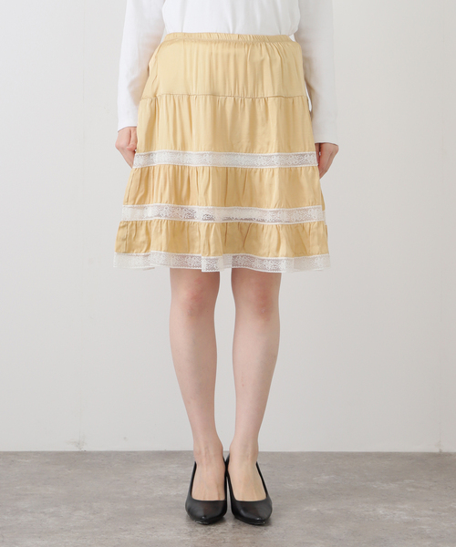 EDIT. FOR LULU（エディットフォールル）の「【gimaguas/ギマガス】CIELO MIDI SKIRT（スカート・レディース・ベージュ・SMALL）」の6枚目の写真