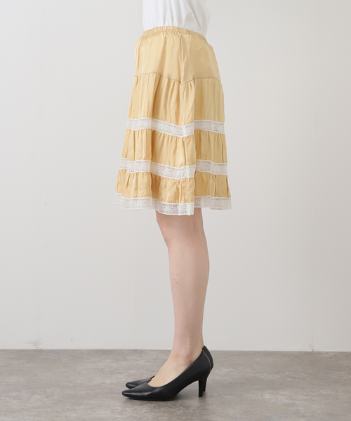 EDIT. FOR LULU（エディットフォールル）の「【gimaguas/ギマガス】CIELO MIDI SKIRT（スカート・レディース・ベージュ・SMALL）」の7枚目の写真