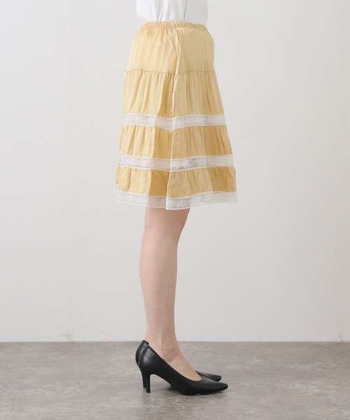 EDIT. FOR LULU（エディットフォールル）の「【gimaguas/ギマガス】CIELO MIDI SKIRT（スカート・レディース・ベージュ・SMALL）」の9枚目の写真