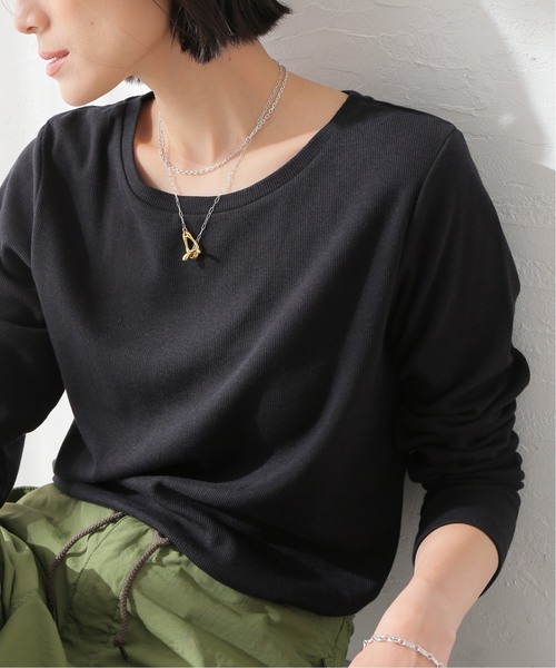 JOURNAL STANDARD（ジャーナルスタンダード）の「《追加3》ベアテレココンパクトプルオーバー（Tシャツ/カットソー・レディース・ブラウン/アイボリー/ブラック/ホワイト・FREE）」の18枚目の写真