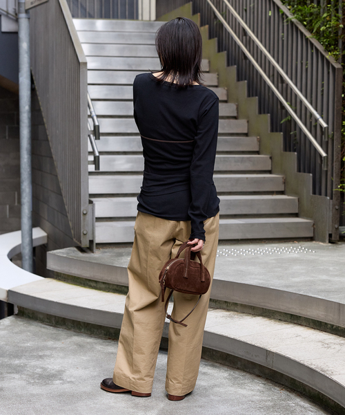 JOURNAL STANDARD（ジャーナルスタンダード）の「《追加3》ベアテレココンパクトプルオーバー（Tシャツ/カットソー・レディース・ブラウン/アイボリー/ブラック/ホワイト・FREE）」の21枚目の写真