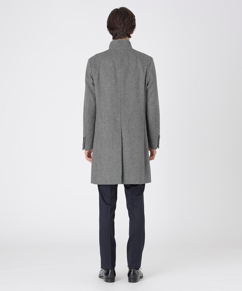 BLACK LABEL CRESTBRIDGE(ブラックレーベル・クレストブリッジ)の「カルゼビーバースタンドカラーコート(その他アウター・メンズ・グレー系その他/ブラウン系その他5/チャコールグレー/ブルー系その他7・M/L/XL/S)」の7枚目の写真