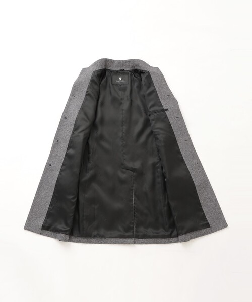 BLACK LABEL CRESTBRIDGE(ブラックレーベル・クレストブリッジ)の「カルゼビーバースタンドカラーコート(その他アウター・メンズ・グレー系その他/ブラウン系その他5/チャコールグレー/ブルー系その他7・M/L/XL/S)」の5枚目の写真