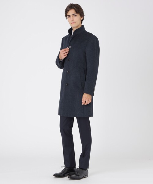 カルゼビーバースタンドカラーコート（その他アウター）｜BLACK LABEL