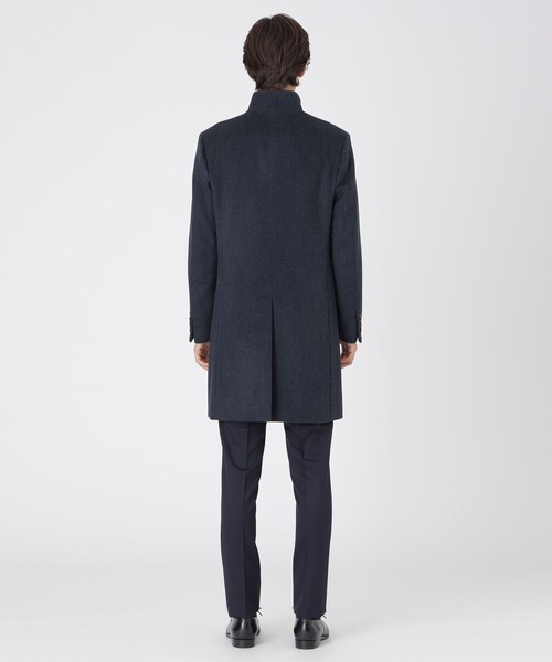 BLACK LABEL CRESTBRIDGE(ブラックレーベル・クレストブリッジ)の「カルゼビーバースタンドカラーコート(その他アウター・メンズ・グレー系その他/ブラウン系その他5/チャコールグレー/ブルー系その他7・M/L/XL/S)」の21枚目の写真