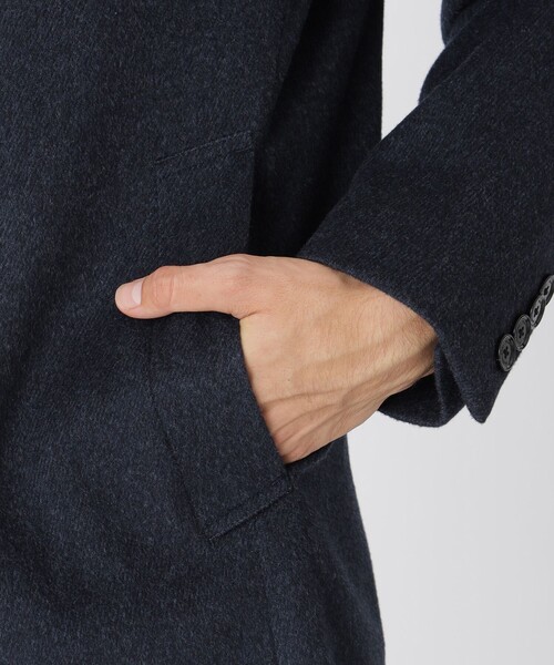 BLACK LABEL CRESTBRIDGE(ブラックレーベル・クレストブリッジ)の「カルゼビーバースタンドカラーコート(その他アウター・メンズ・グレー系その他/ブラウン系その他5/チャコールグレー/ブルー系その他7・M/L/XL/S)」の20枚目の写真