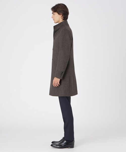 BLACK LABEL CRESTBRIDGE(ブラックレーベル・クレストブリッジ)の「カルゼビーバースタンドカラーコート(その他アウター・メンズ・グレー系その他/ブラウン系その他5/チャコールグレー/ブルー系その他7・M/L/XL/S)」の15枚目の写真