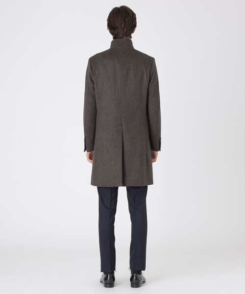 BLACK LABEL CRESTBRIDGE(ブラックレーベル・クレストブリッジ)の「カルゼビーバースタンドカラーコート(その他アウター・メンズ・グレー系その他/ブラウン系その他5/チャコールグレー/ブルー系その他7・M/L/XL/S)」の14枚目の写真