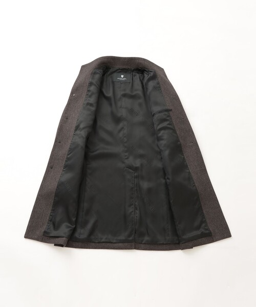 BLACK LABEL CRESTBRIDGE(ブラックレーベル・クレストブリッジ)の「カルゼビーバースタンドカラーコート(その他アウター・メンズ・グレー系その他/ブラウン系その他5/チャコールグレー/ブルー系その他7・M/L/XL/S)」の12枚目の写真