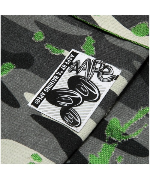 AAPE BY A BATHING APE（エーエイプバイアベイシングエイプ）の「AAPE MAIN SWEAT PANTS(Camouflage)（スウェットパンツ・メンズ・グレー系その他7・MEDIUM/LARGE/X-LARGE/SMALL）」の4枚目の写真