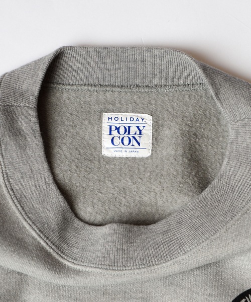 HOLIDAY（ホリデイ）の「POLYCON SWEAT CREW-NECK TOPS (EN ROUTE) ポリコンスウェットクルーネックトップス (アンルート)（スウェット・レディース・ダークネイビー/ヘザーグレー・ONE SIZE）」の5枚目の写真