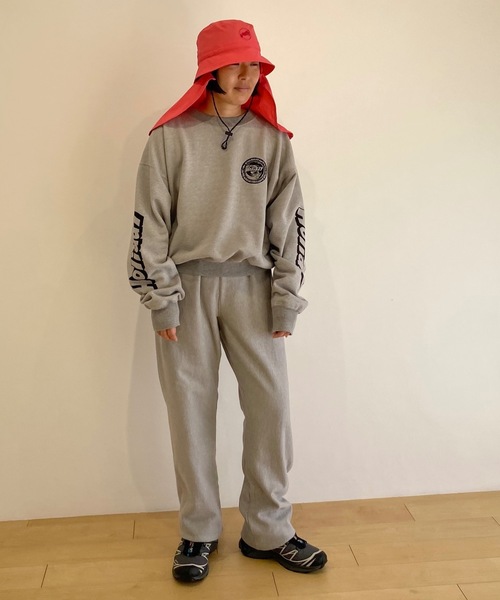 HOLIDAY（ホリデイ）の「POLYCON SWEAT CREW-NECK TOPS (EN ROUTE) ポリコンスウェットクルーネックトップス (アンルート)（スウェット・レディース・ダークネイビー/ヘザーグレー・ONE SIZE）」の16枚目の写真