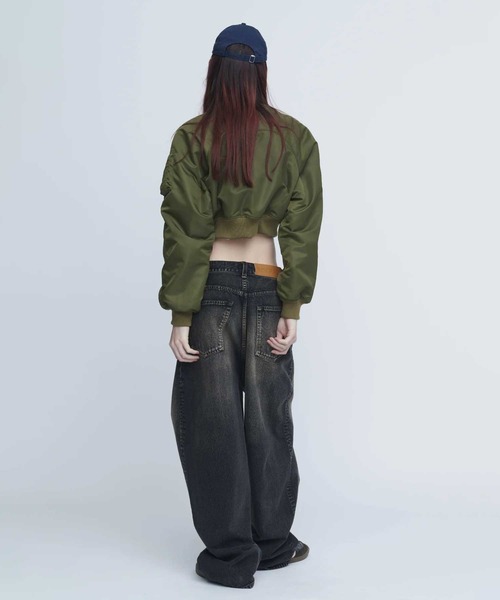 INSCRIRE ベージュ ショートジャケット adree（アドリー）の「long sleeve short tailor jacket / ロング