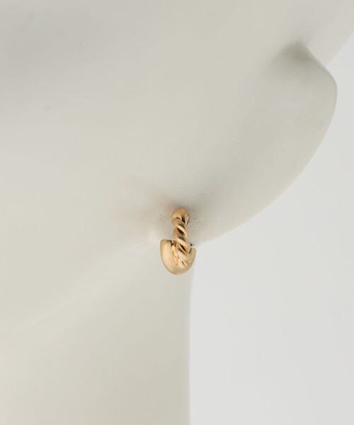 BEAUTY&YOUTH UNITED ARROWS（ビューティーアンドユースユナイテッドアローズ）の「ロープ×パイプ フープピアス（ピアス（両耳用）・レディース・シルバー/ゴールド・FREE）」の13枚目の写真