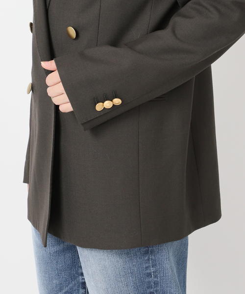 セール】《WEB限定 / 追加》ウールブレンドダブルブレストジャケット