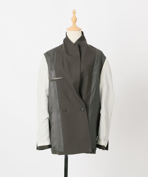 セール】《WEB限定 / 追加》ウールブレンドダブルブレストジャケット