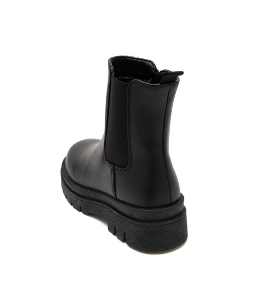 JELLY BEANS（ジェリービーンズ）の「トラックソールレースサイドゴアショートブーツ(210-57389)JELLY BEANS(ジェリービーンズ)（ブーツ・レディース・ダークブラウン/ブラック・S/M/L）」の14枚目の写真