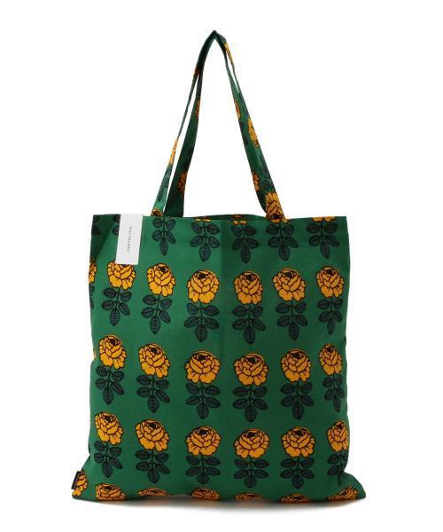 marimekko（マリメッコ）の「marimeko / vihkiruusu トートバッグ（トートバッグ・レディース・オレンジ/グリーン・ONE SIZE）」の4枚目の写真