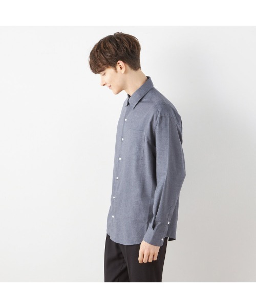 SUIT SELECT（スーツセレクト）の「【RBC/長袖】シャツ（シャツ/ブラウス・メンズ・グレー/ブラウン/ネイビー・MEDIUM/LARGE/X-LARGE）」の16枚目の写真