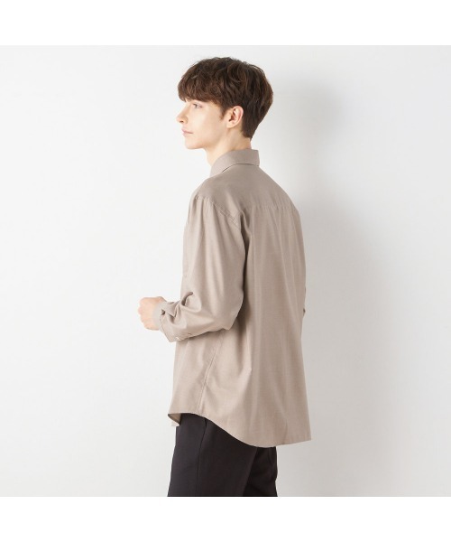 SUIT SELECT（スーツセレクト）の「【RBC/長袖】シャツ（シャツ/ブラウス・メンズ・グレー/ブラウン/ネイビー・MEDIUM/LARGE/X-LARGE）」の10枚目の写真
