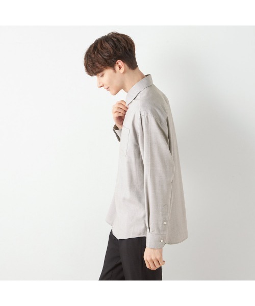 SUIT SELECT（スーツセレクト）の「【RBC/長袖】シャツ（シャツ/ブラウス・メンズ・グレー/ブラウン/ネイビー・MEDIUM/LARGE/X-LARGE）」の5枚目の写真
