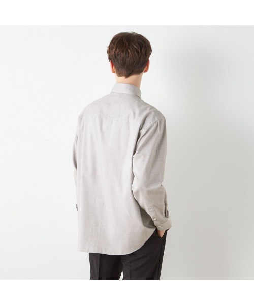 SUIT SELECT（スーツセレクト）の「【RBC/長袖】シャツ（シャツ/ブラウス・メンズ・グレー/ブラウン/ネイビー・MEDIUM/LARGE/X-LARGE）」の6枚目の写真