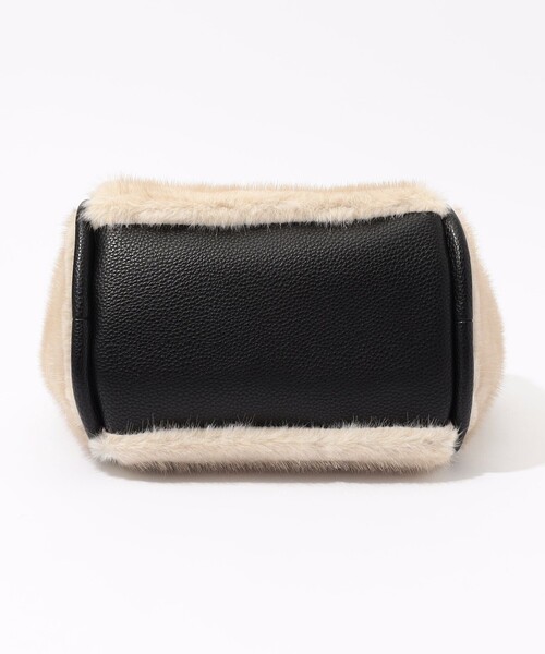 TOMORROWLAND （トゥモローランド）の「TOMORROWLAND フェイクファー トートバッグ（トートバッグ・レディース・ダークブラウン/ライトベージュ・FREE）」の6枚目の写真