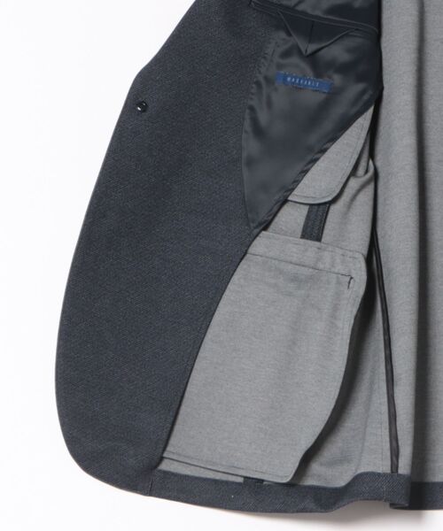 TAKA-Q（タカキュー）の「【ストレッチ 抗ピリング ウォッシャブル イージーケアア】タカキュー 2ボタンジャケット カルゼ紺(セットアップ可能)（スーツジャケット・メンズ・ネイビー・MEDIUM/X-LARGE/LARGE/S/3L）」の13枚目の写真