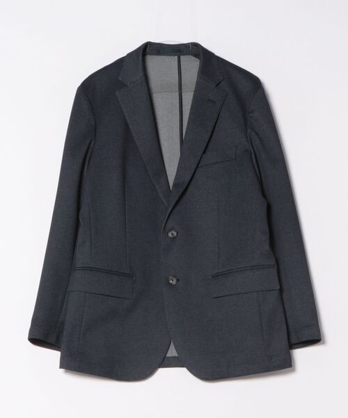 TAKA-Q（タカキュー）の「【ストレッチ 抗ピリング ウォッシャブル イージーケアア】タカキュー 2ボタンジャケット カルゼ紺(セットアップ可能)（スーツジャケット・メンズ・ネイビー・MEDIUM/X-LARGE/LARGE/S/3L）」の2枚目の写真