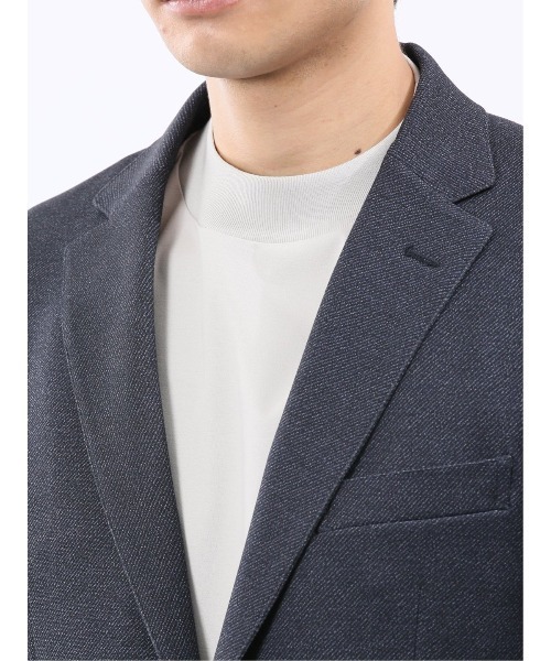 TAKA-Q（タカキュー）の「【ストレッチ 抗ピリング ウォッシャブル イージーケアア】タカキュー 2ボタンジャケット カルゼ紺(セットアップ可能)（スーツジャケット・メンズ・ネイビー・MEDIUM/X-LARGE/LARGE/S/3L）」の6枚目の写真