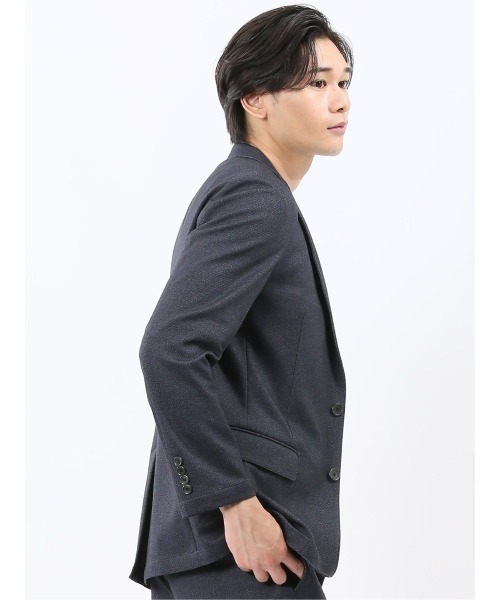 TAKA-Q（タカキュー）の「【ストレッチ 抗ピリング ウォッシャブル イージーケアア】タカキュー 2ボタンジャケット カルゼ紺(セットアップ可能)（スーツジャケット・メンズ・ネイビー・MEDIUM/X-LARGE/LARGE/S/3L）」の10枚目の写真