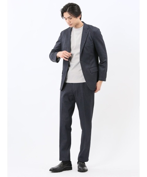 TAKA-Q（タカキュー）の「【ストレッチ 抗ピリング ウォッシャブル イージーケアア】タカキュー 2ボタンジャケット カルゼ紺(セットアップ可能)（スーツジャケット・メンズ・ネイビー・MEDIUM/X-LARGE/LARGE/S/3L）」の11枚目の写真