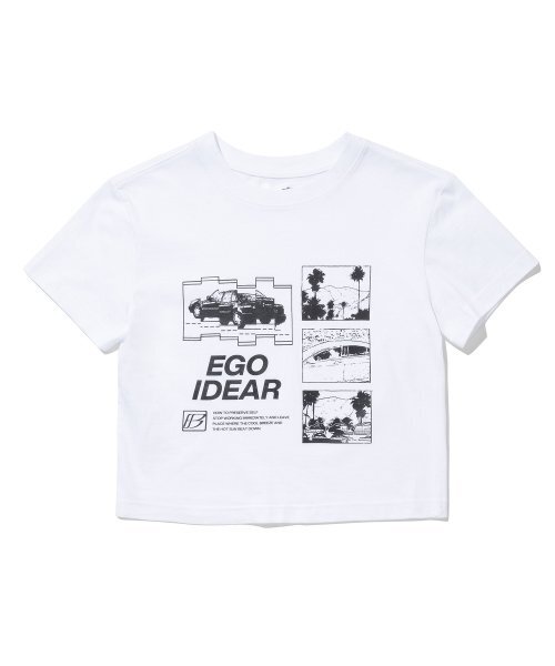 Millo Archive（ミロ アーカイブ）の「エゴアイディアル Tシャツ [ホワイト]（Tシャツ/カットソー・レディース・その他・SMALL/MEDIUM/LARGE/X-LARGE）」の2枚目の写真
